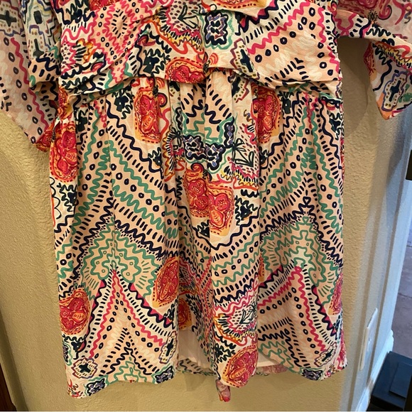 MAEVE Anthropologie Women Colorful Print Dress Size 2 - Picture 3 of 11